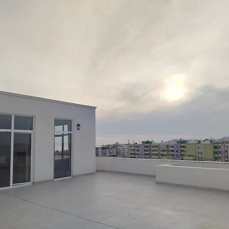 Panoramic View Rooftop Apartment Durres